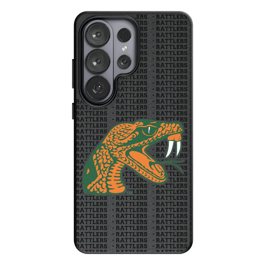 Florida A&M University Rattlers Text Backdrop MagSafe Compatible Phone Case for Samsung Galaxy