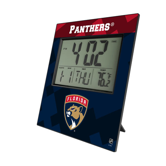 Florida Panthers Color Block Wall Clock