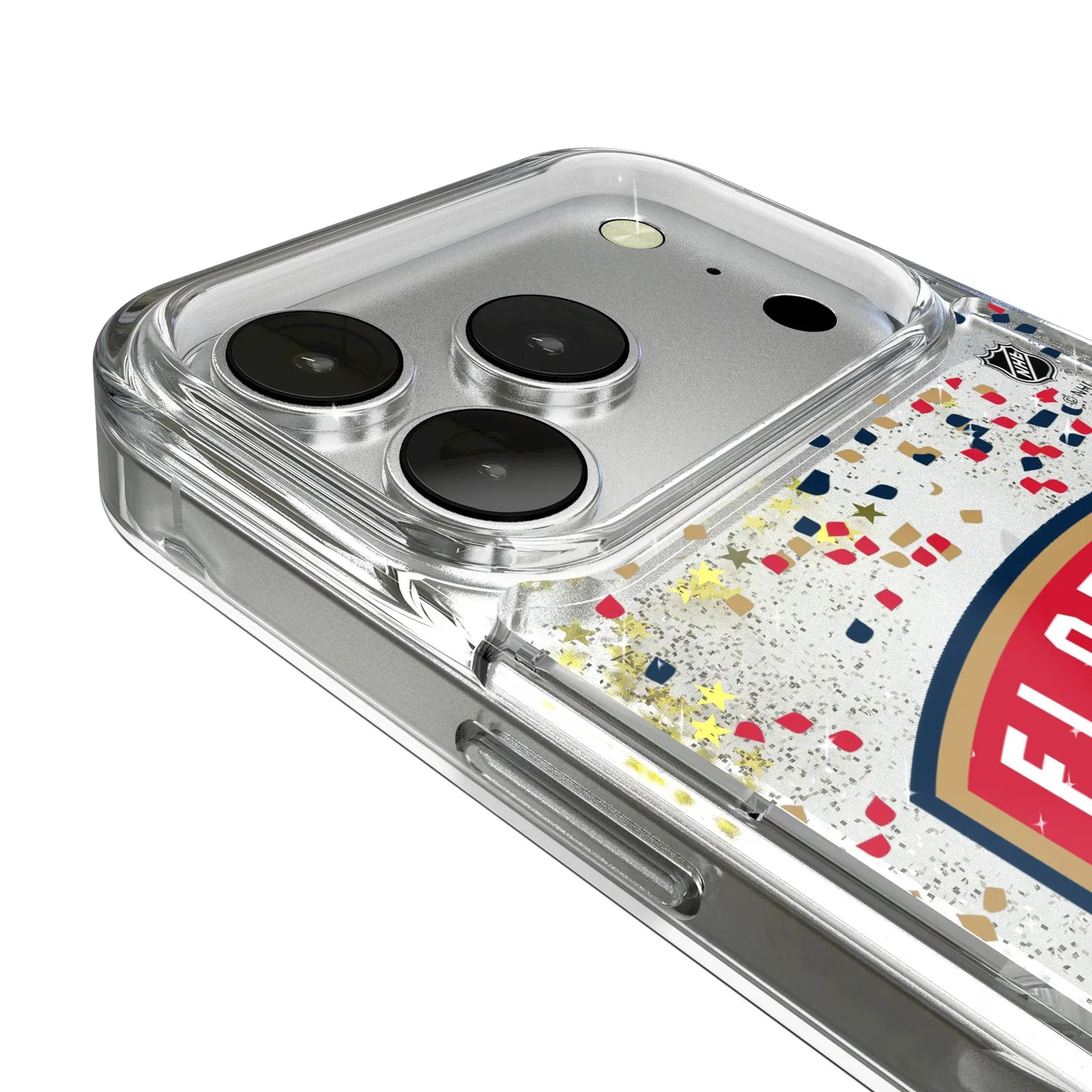 Florida Panthers Confetti Glitter Phone Case for Apple iPhone