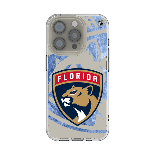Florida Panthers Ice Tilt Clear Phone Case for Apple iPhone