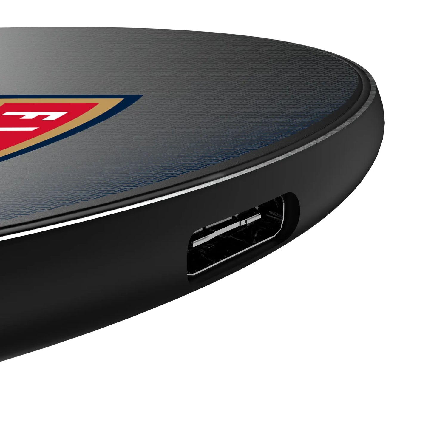 Florida Panthers Linen 15-Watt Wireless Charger