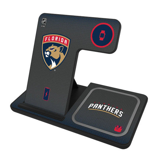 Florida Panthers Linen 3 in 1 Charging Station