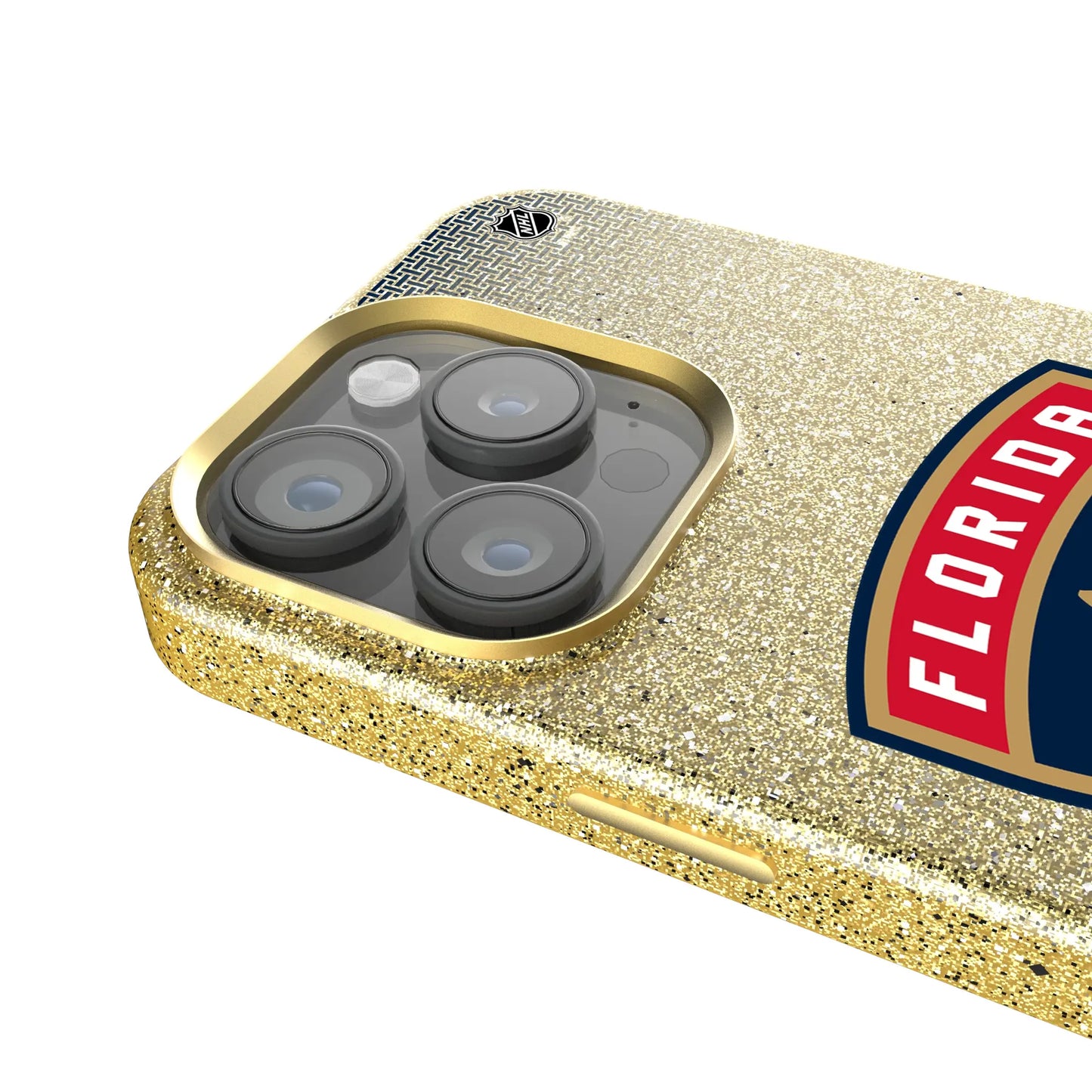 Florida Panthers Linen Bling Phone Case for Apple iPhone