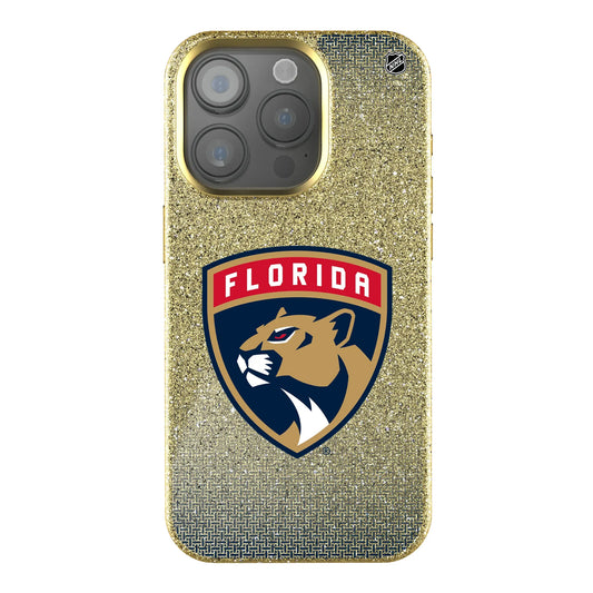 Florida Panthers Linen Bling Phone Case for Apple iPhone