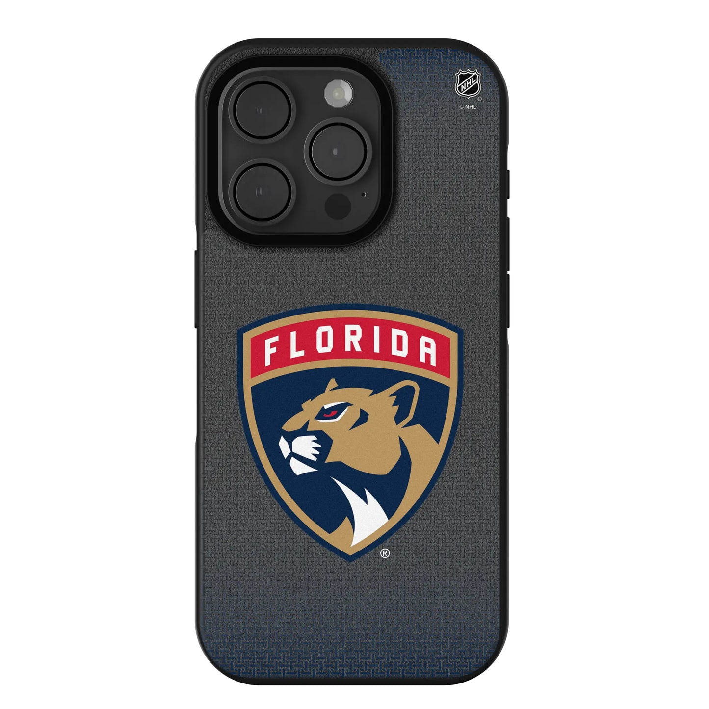 Florida Panthers Linen Bump Phone Case for Apple iPhone