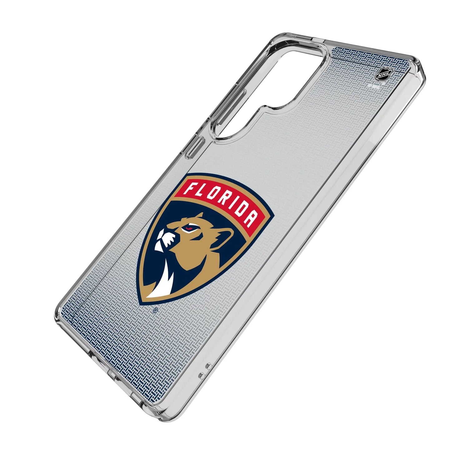 Florida Panthers Linen Clear Phone Case for Samsung Galaxy