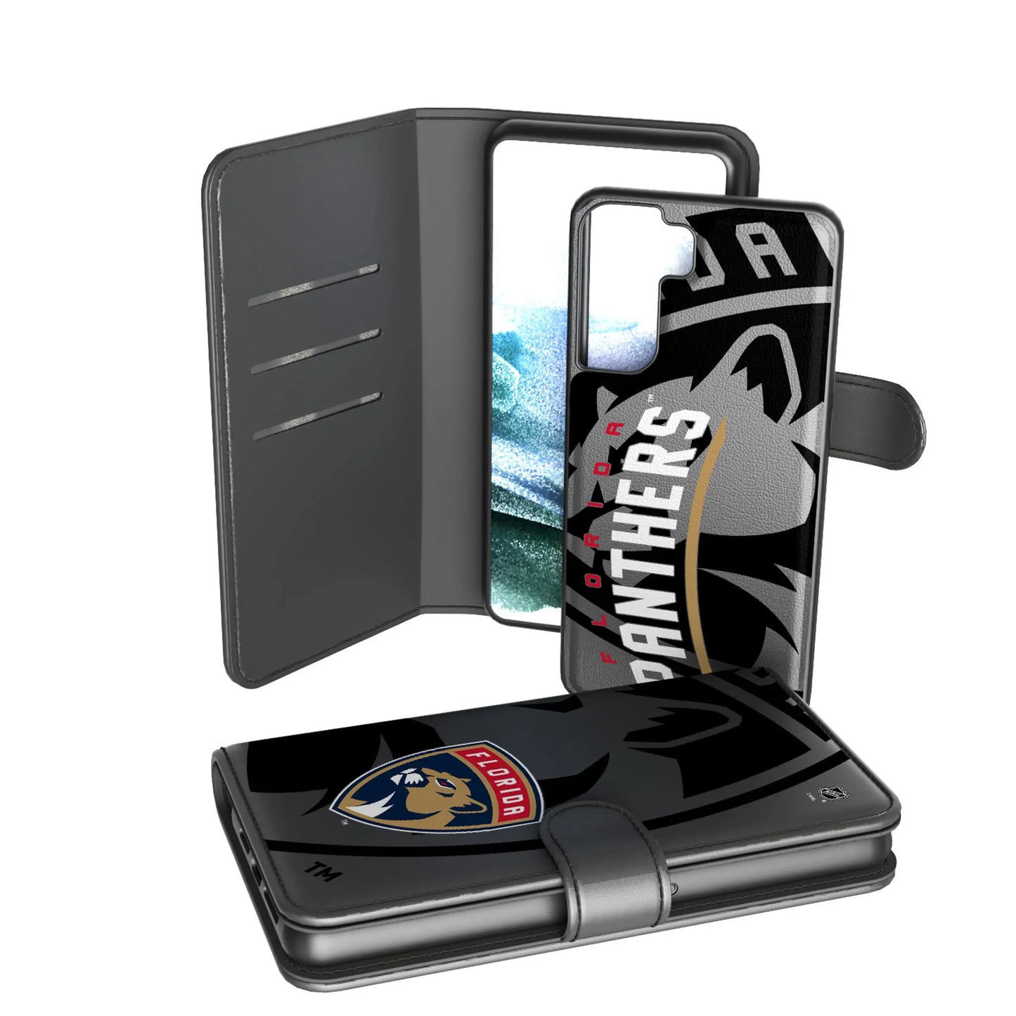 Florida Panthers Monocolor Tilt Wallet Phone Case for Apple iPhone