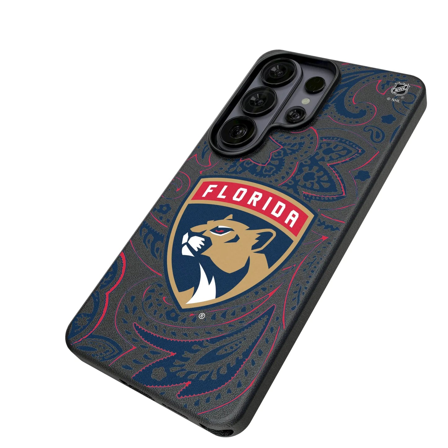 Florida Panthers Paisley MagSafe Compatible Phone Case for Samsung Galaxy