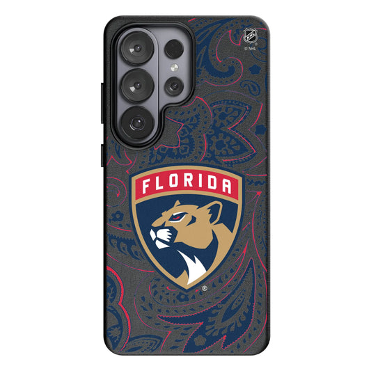 Florida Panthers Paisley MagSafe Compatible Phone Case for Samsung Galaxy