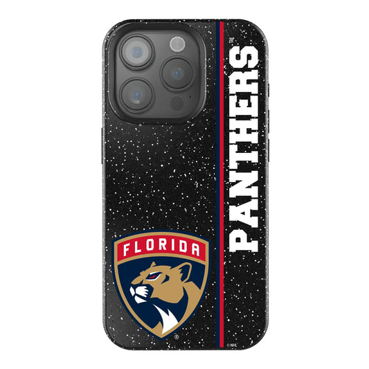 Florida Panthers Sidebar Black Bling Phone Case for Apple iPhone