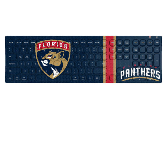 Florida Panthers Stripe Curved Wireless Keyboard