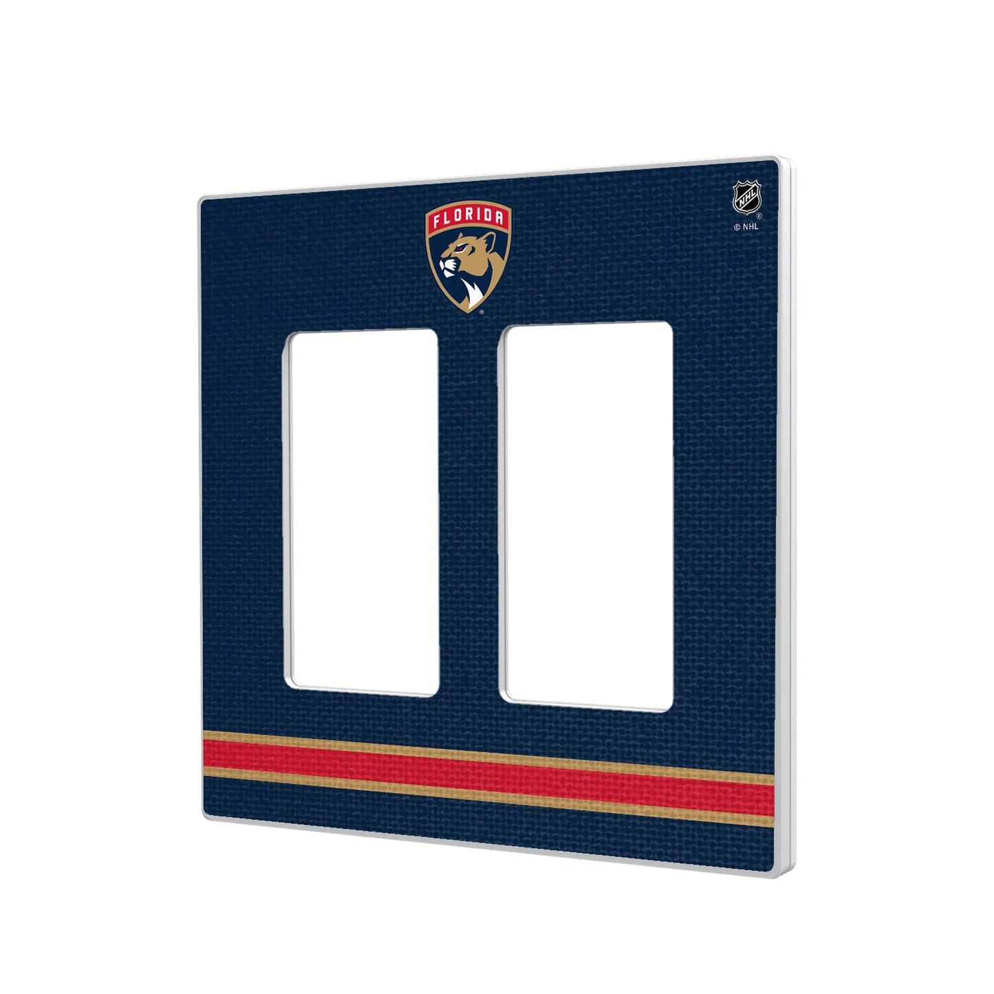 Florida Panthers Stripe Hidden-Screw Light Switch Plate