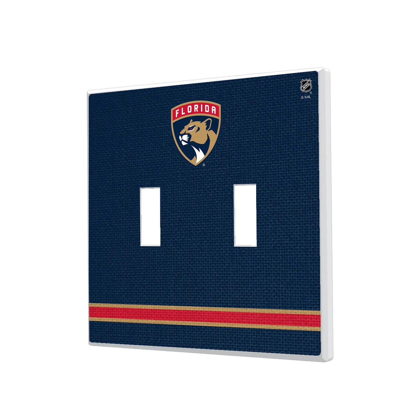 Florida Panthers Stripe Hidden-Screw Light Switch Plate