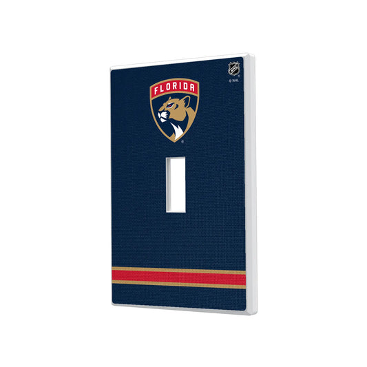 Florida Panthers Stripe Hidden-Screw Light Switch Plate
