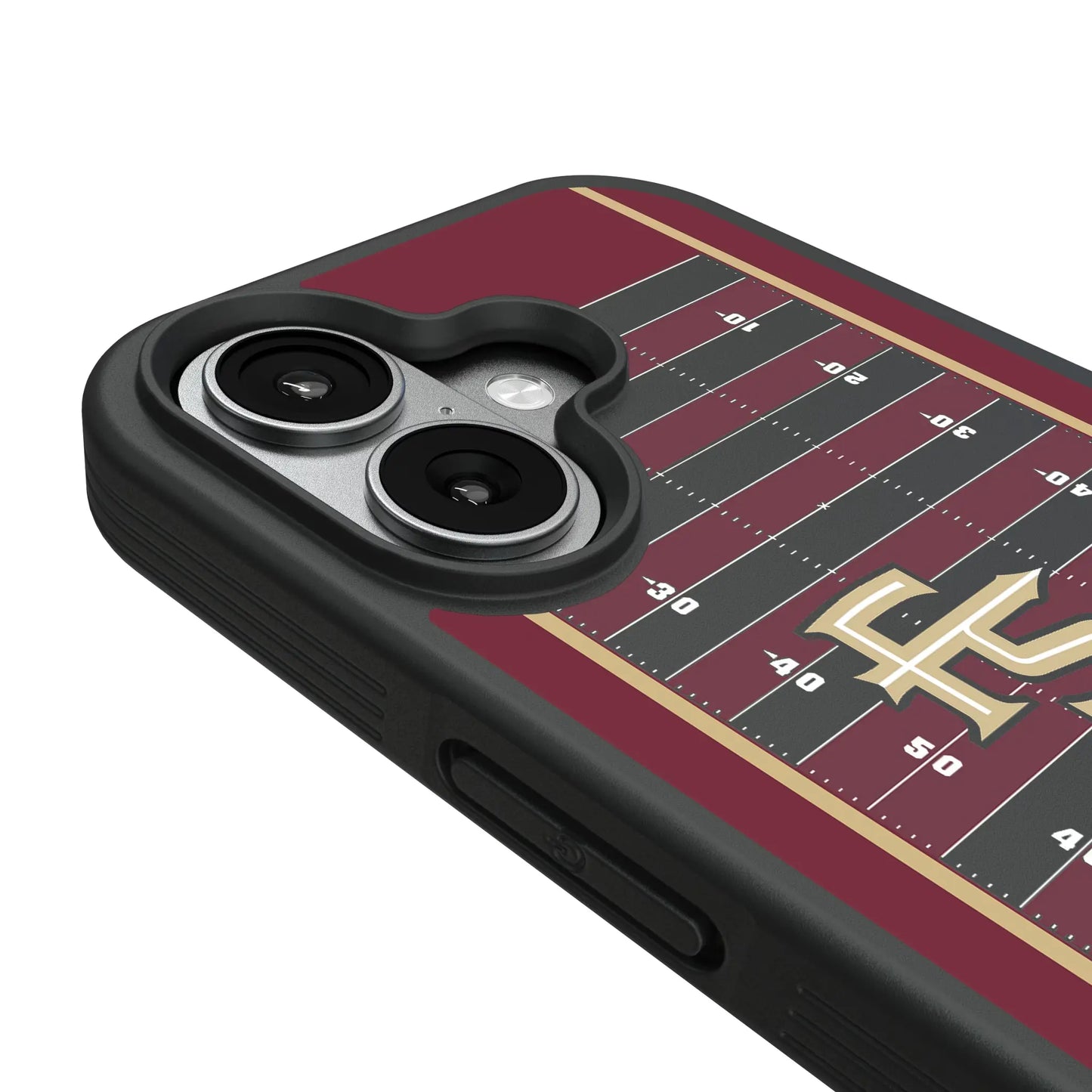 Florida State University Seminoles Athletic Wordmark Field Bump Phone Case for Apple iPhone