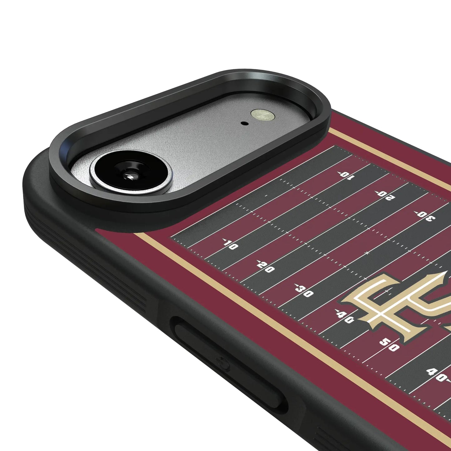 Florida State University Seminoles Athletic Wordmark Field Bump Phone Case for Apple iPhone