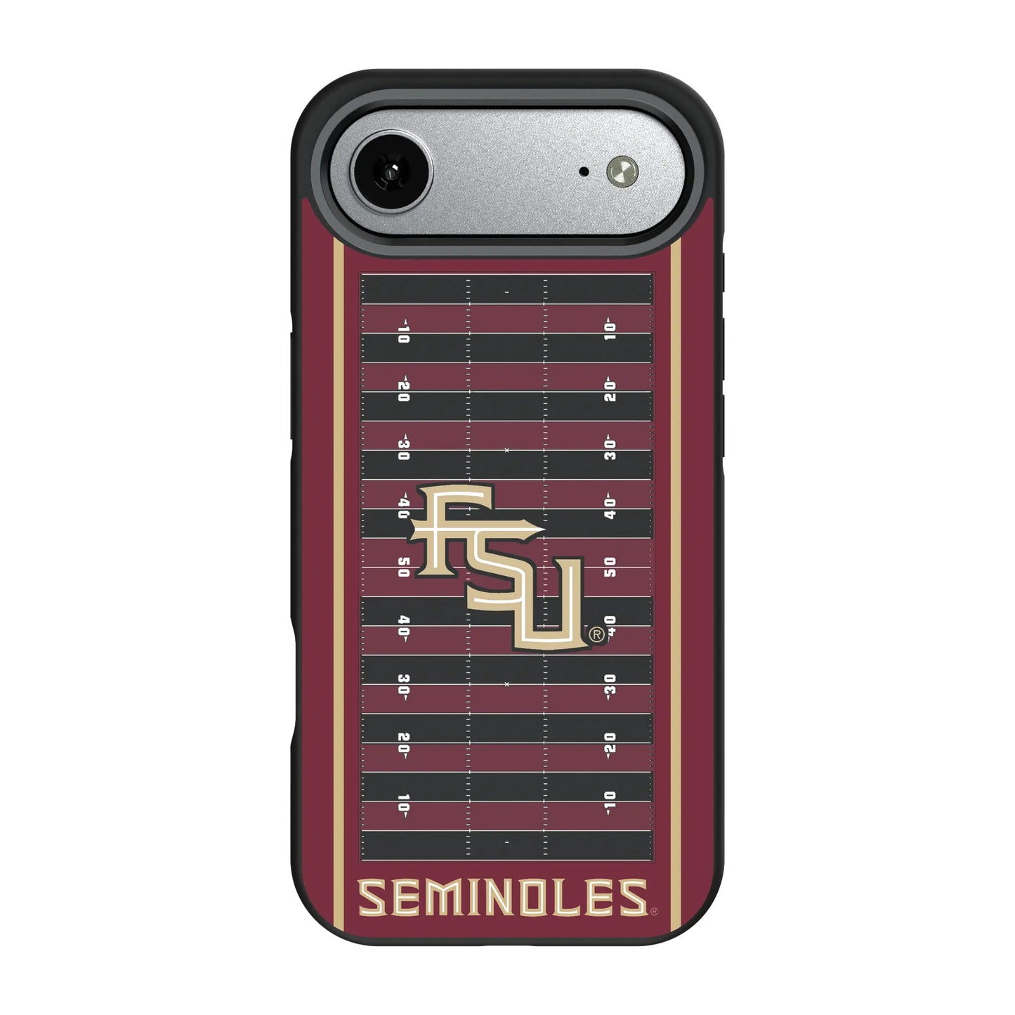 Florida State University Seminoles Athletic Wordmark Field Bump Phone Case for Apple iPhone