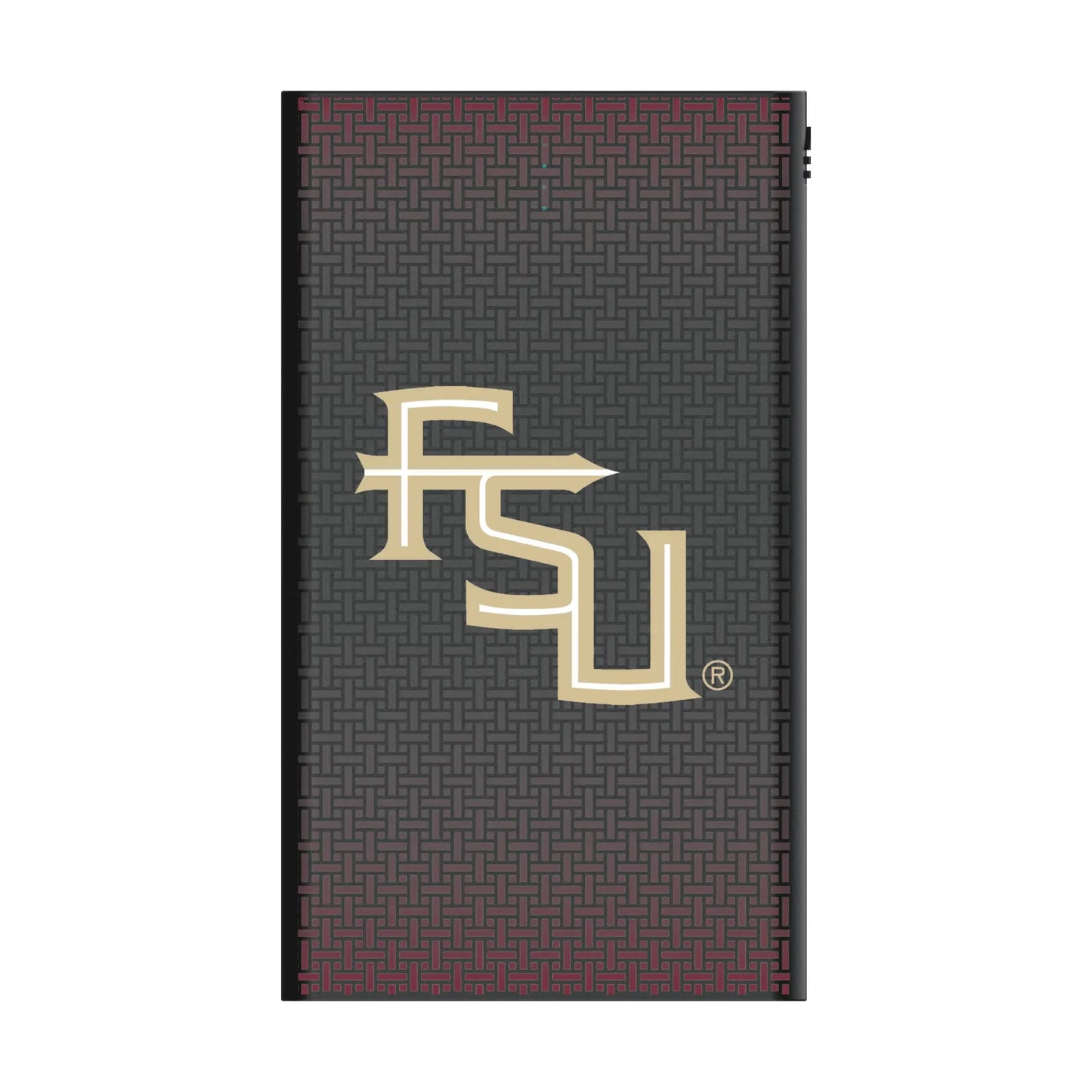 Florida State University Seminoles Athletic Wordmark Linen 5000mAh Flat Powerbank