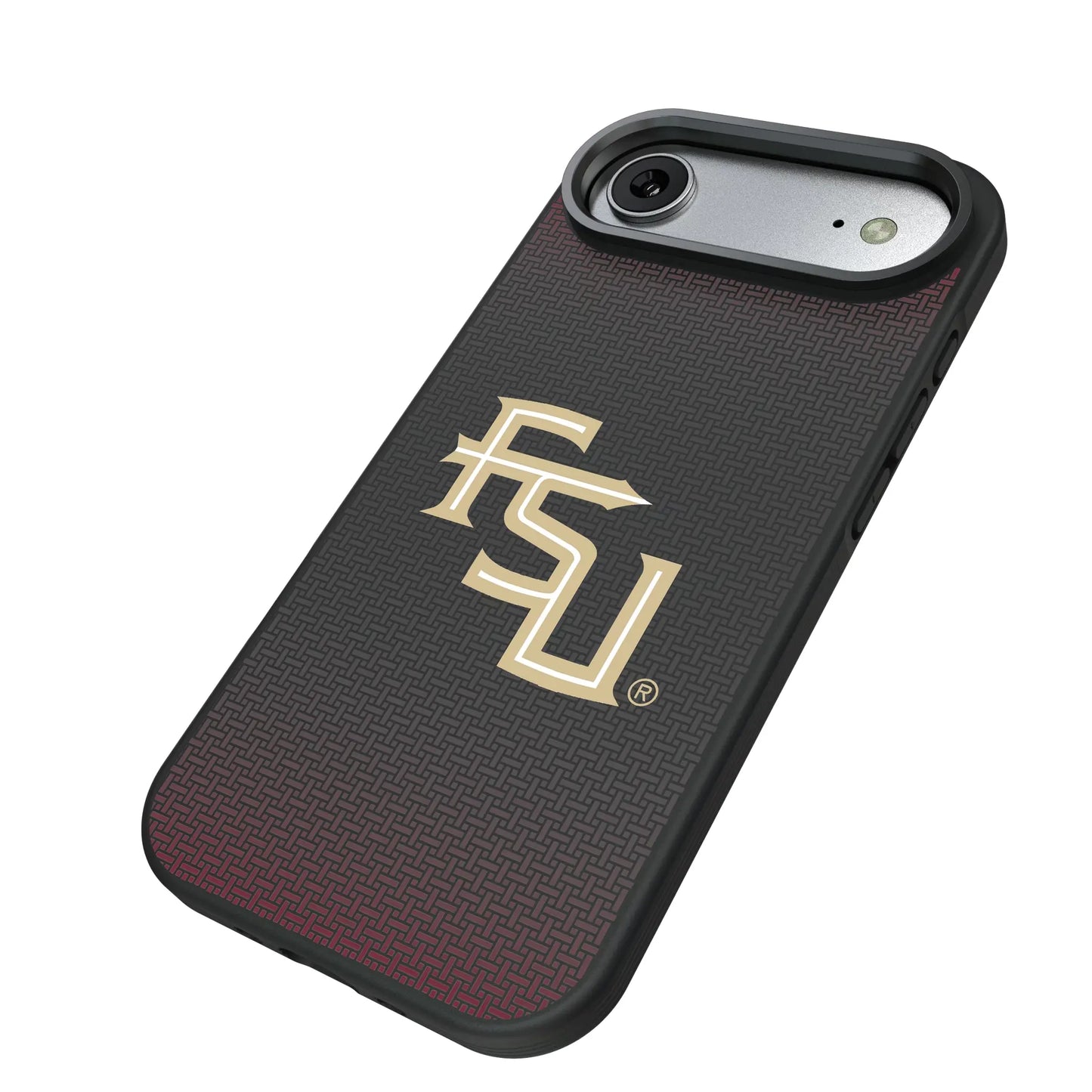 Florida State University Seminoles Athletic Wordmark Linen Bump Phone Case for Apple iPhone