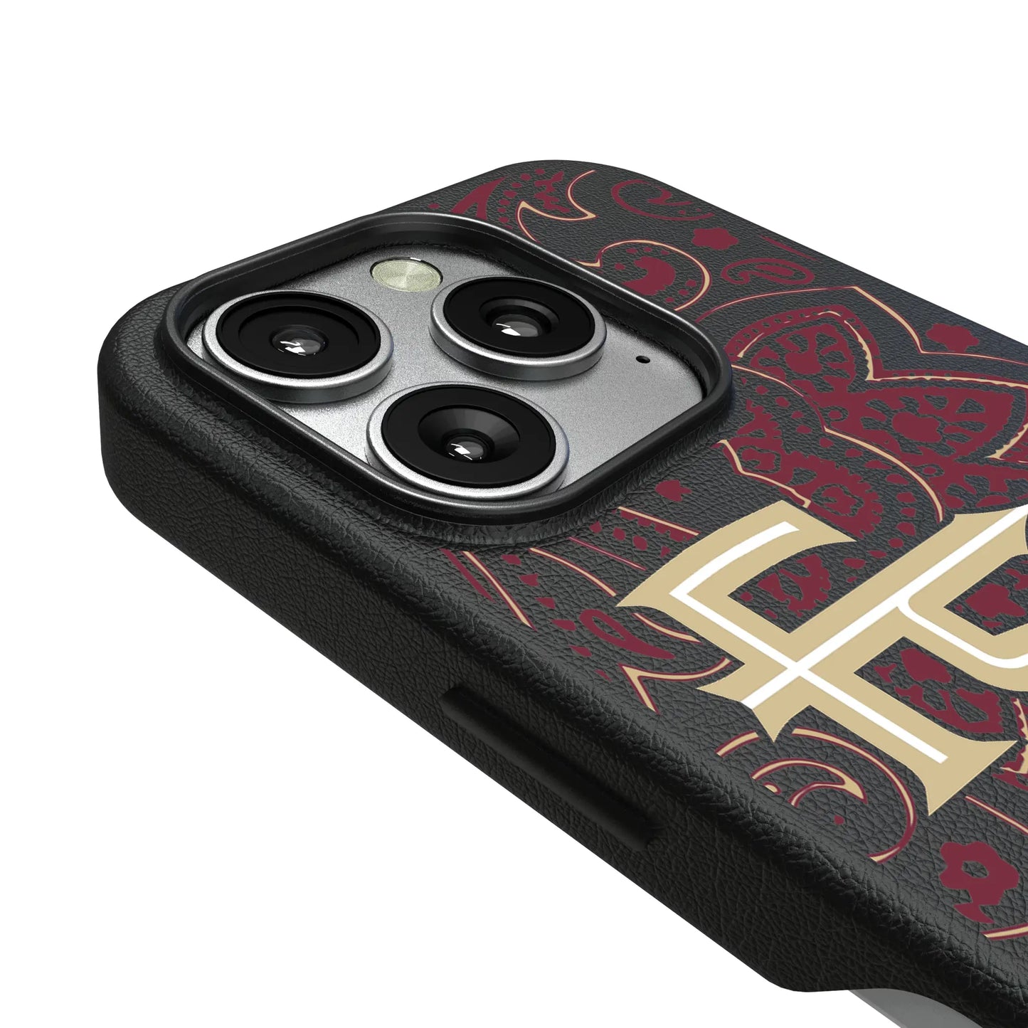 Florida State University Seminoles Athletic Wordmark Paisley MagSafe Compatible Phone Case for Apple iPhone