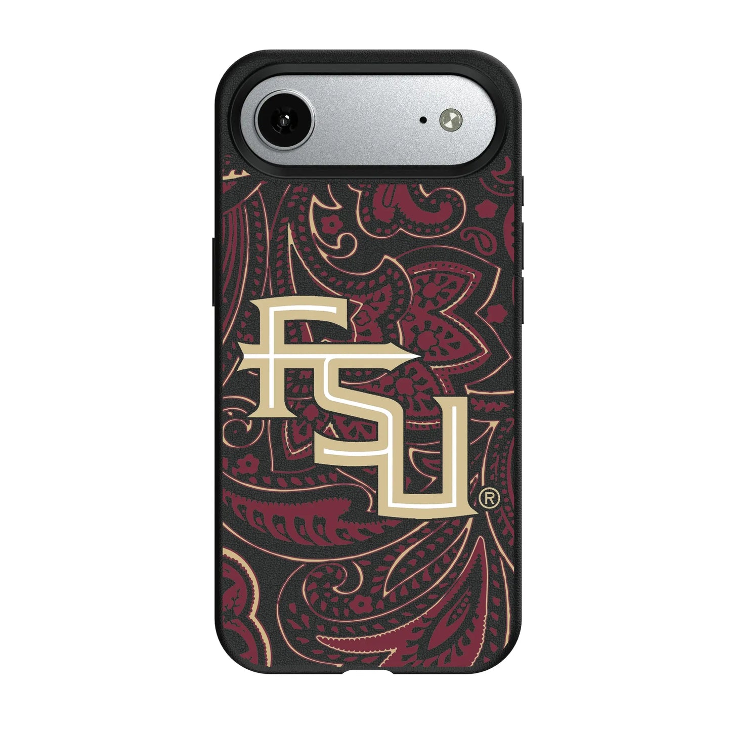 Florida State University Seminoles Athletic Wordmark Paisley MagSafe Compatible Phone Case for Apple iPhone