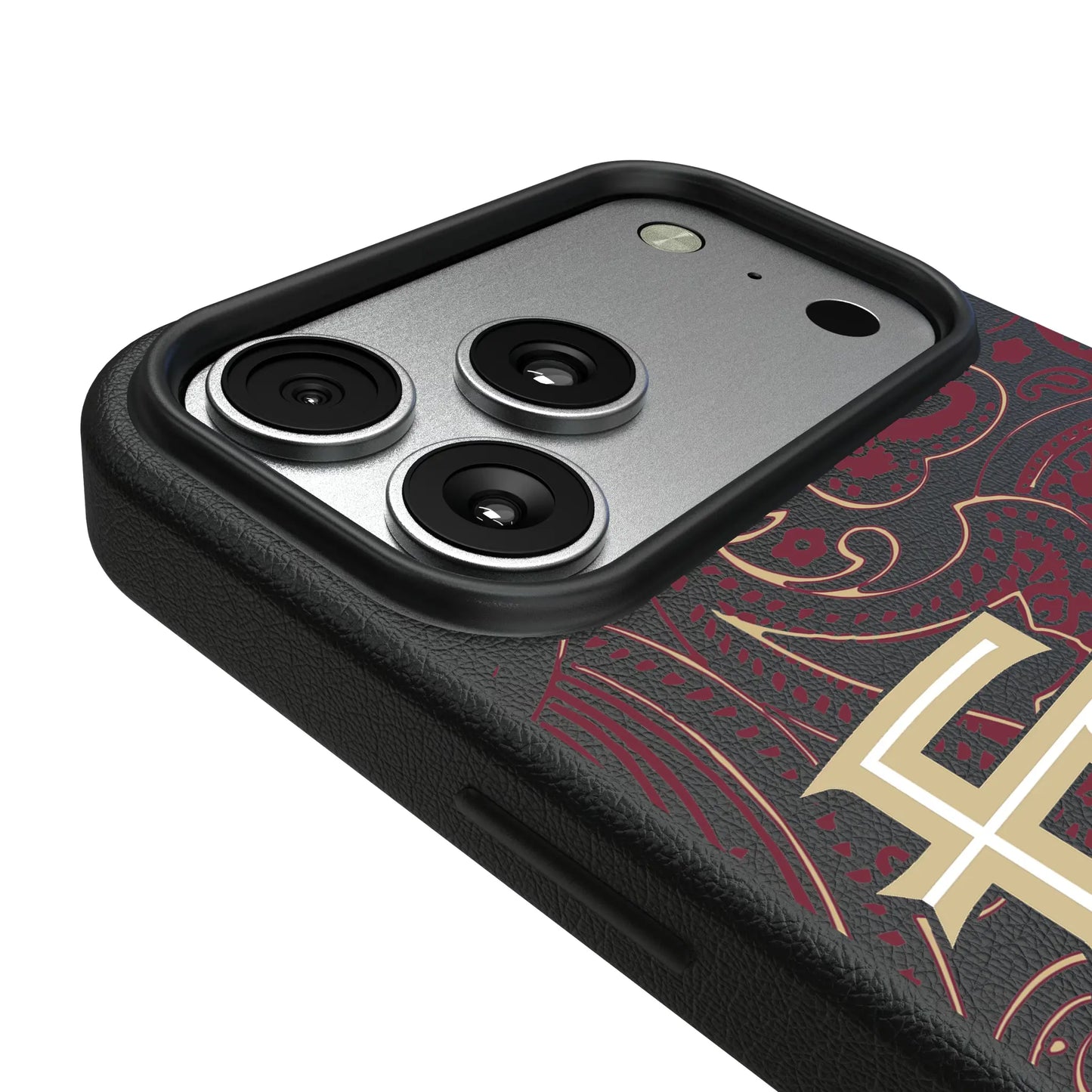 Florida State University Seminoles Athletic Wordmark Paisley MagSafe Compatible Phone Case for Apple iPhone