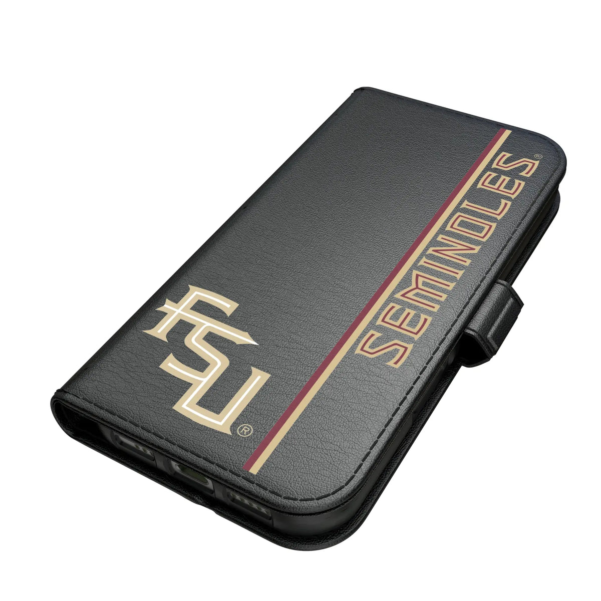 Florida State University Seminoles Athletic Wordmark Sidebar Folio 2.0 Case for Apple iPhone