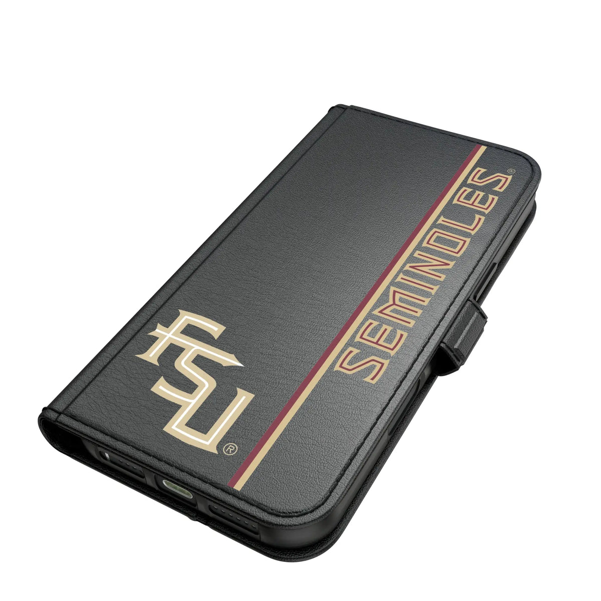 Florida State University Seminoles Athletic Wordmark Sidebar Folio 2.0 Case for Apple iPhone