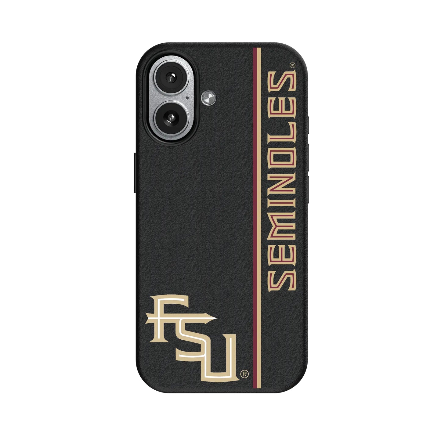 Florida State University Seminoles Athletic Wordmark Sidebar MagSafe Compatible Phone Case for Apple iPhone