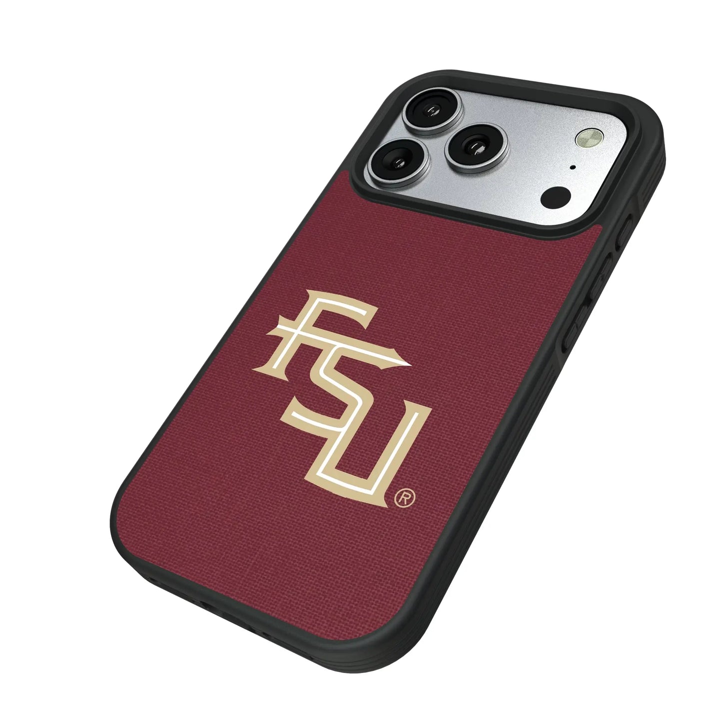 Florida State University Seminoles Athletic Wordmark Solid Bump Phone Case for Apple iPhone