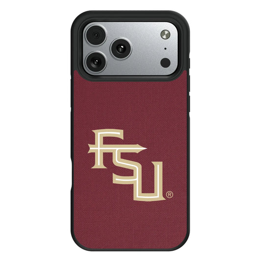 Florida State University Seminoles Athletic Wordmark Solid Bump Phone Case for Apple iPhone