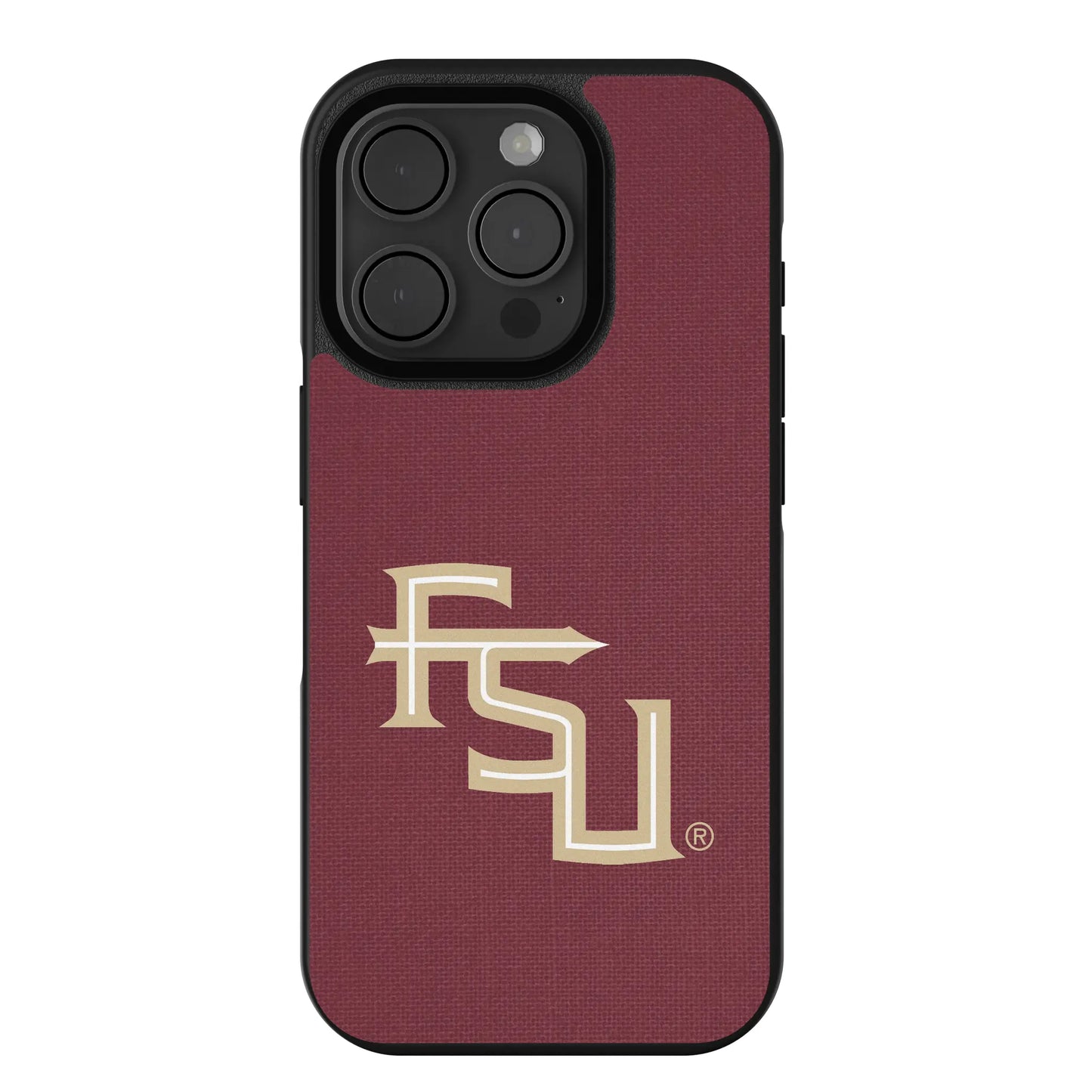 Florida State University Seminoles Athletic Wordmark Solid Bump Phone Case for Apple iPhone