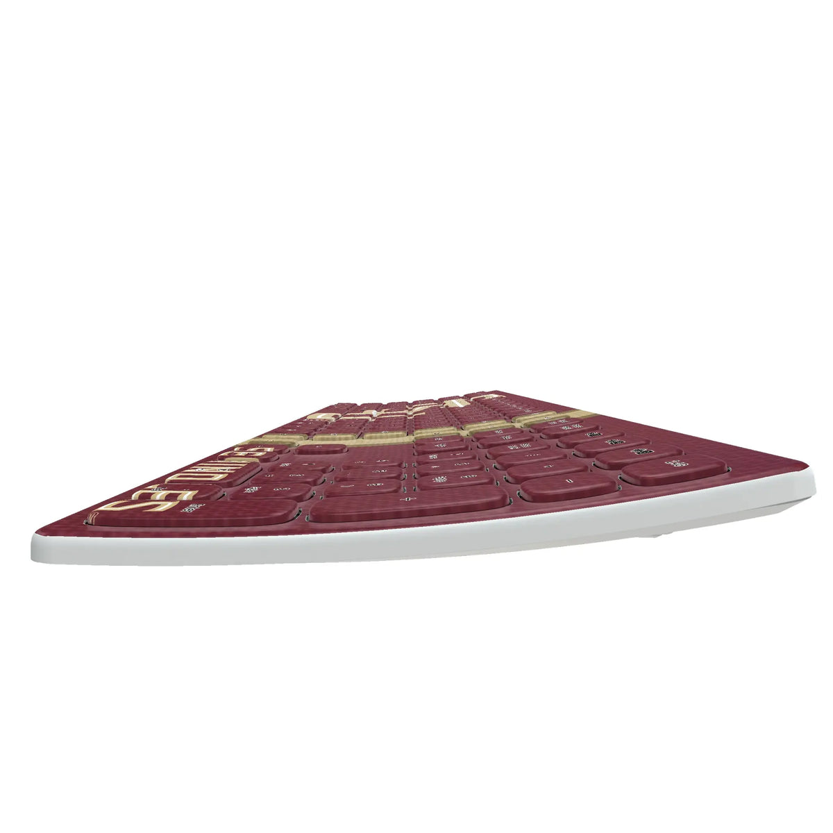 Florida State University Seminoles Athletic Wordmark Stripe Curved Wireless Keyboard