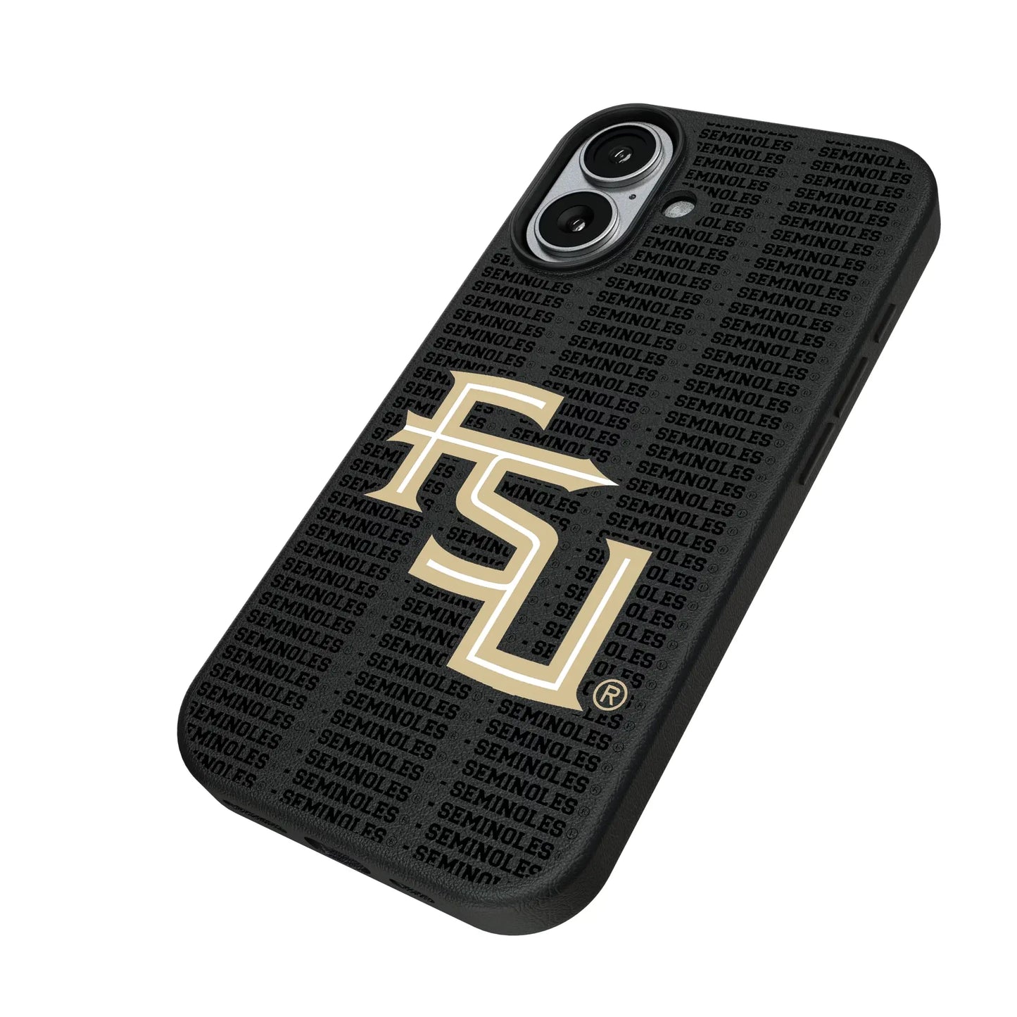 Florida State University Seminoles Athletic Wordmark Text Backdrop MagSafe Compatible Phone Case for Apple iPhone