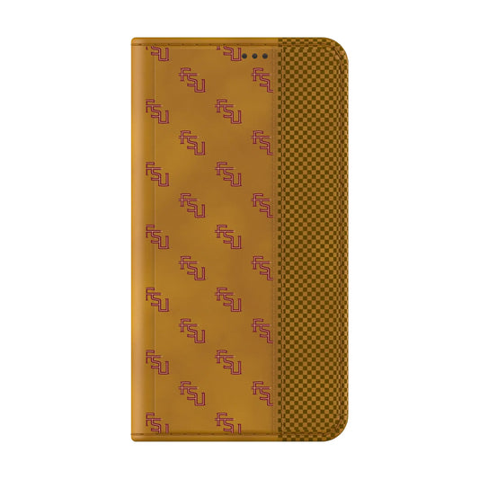 Florida State University Seminoles Fashion Pattern Folio Phone Case for Samsung Galaxy