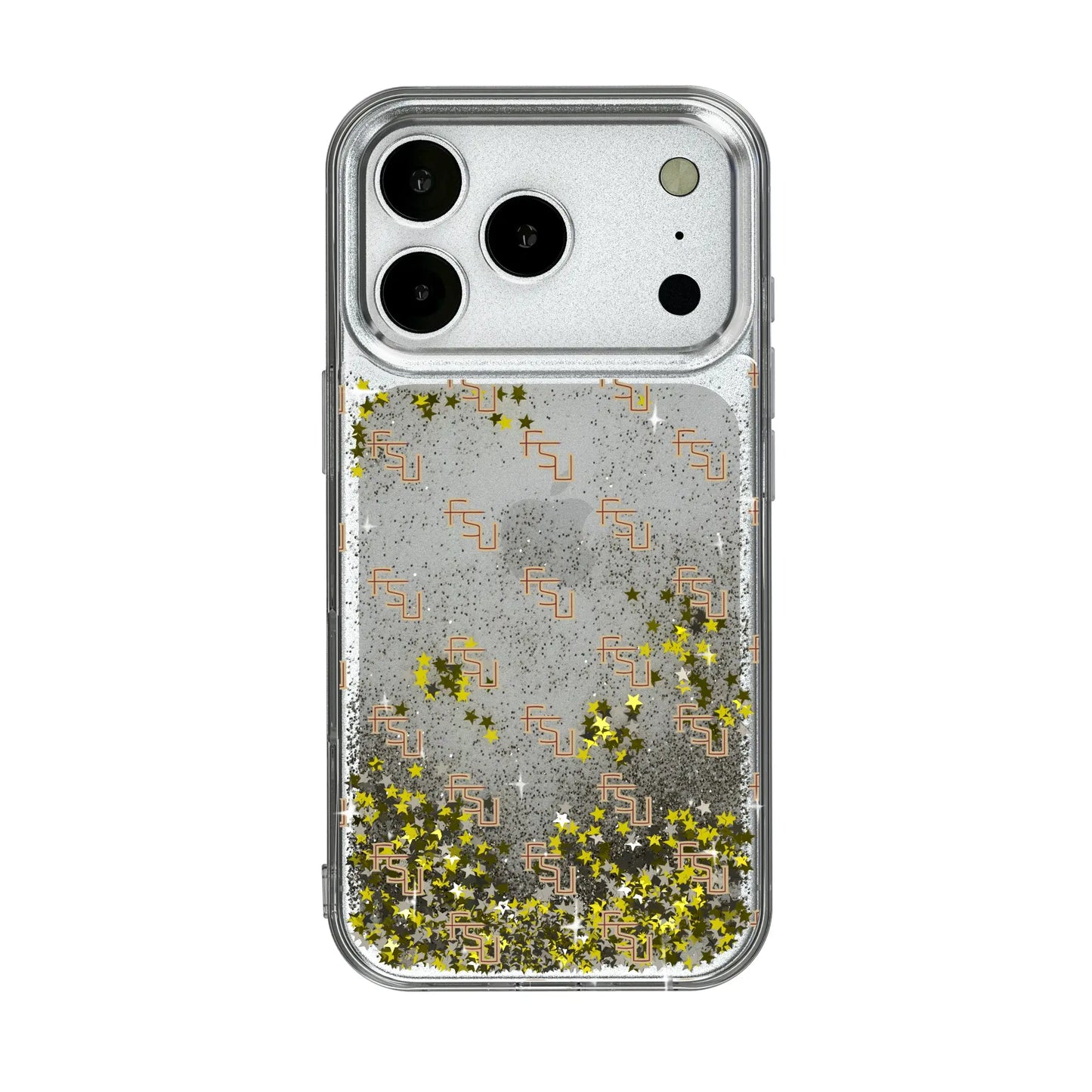 Florida State University Seminoles Fashion Pattern Glitter Phone Case for Apple iPhone