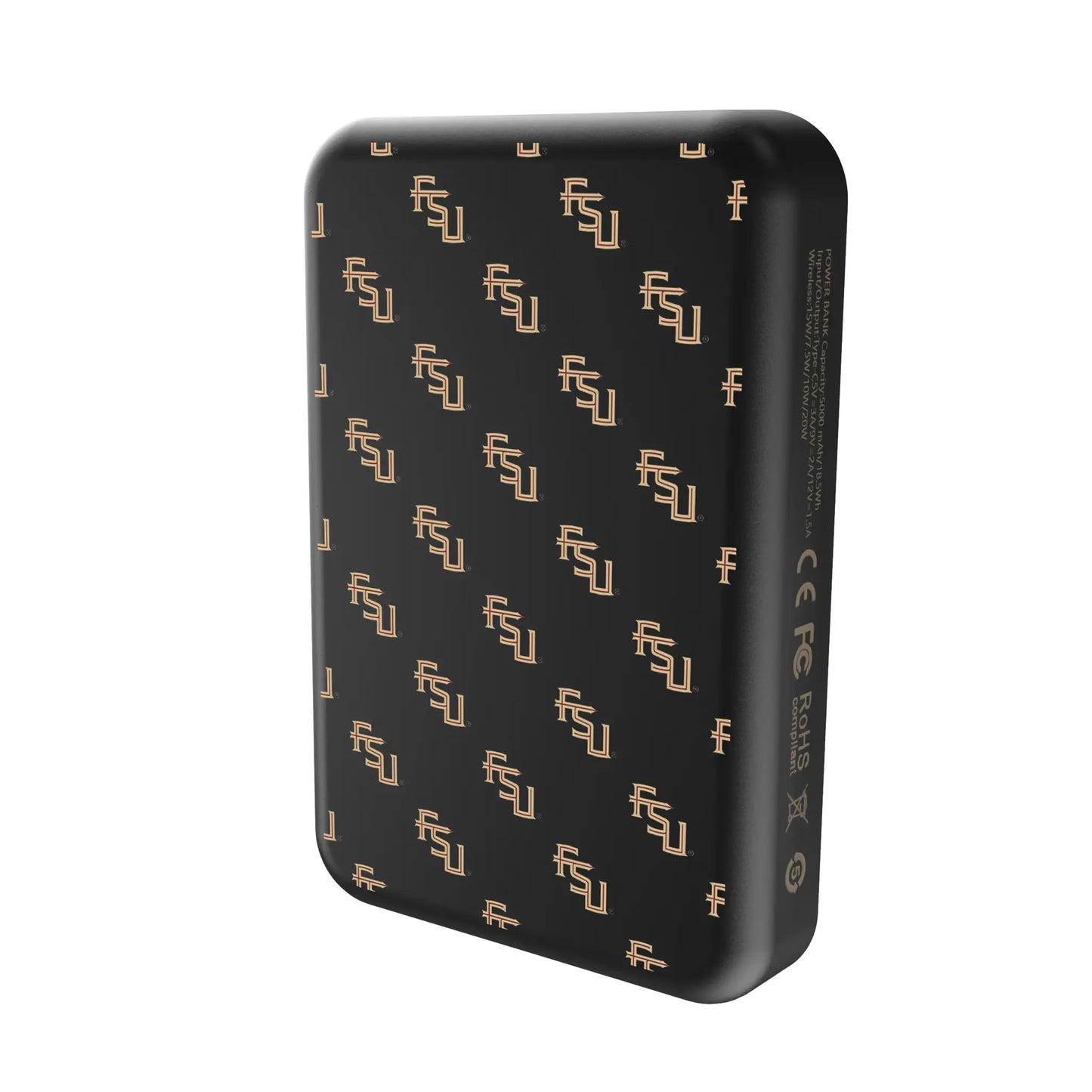 Florida State University Seminoles Fashion Pattern Wireless Mag Power Bank