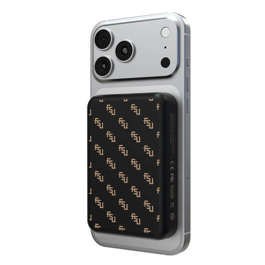 Florida State University Seminoles Fashion Pattern Wireless Mag Power Bank