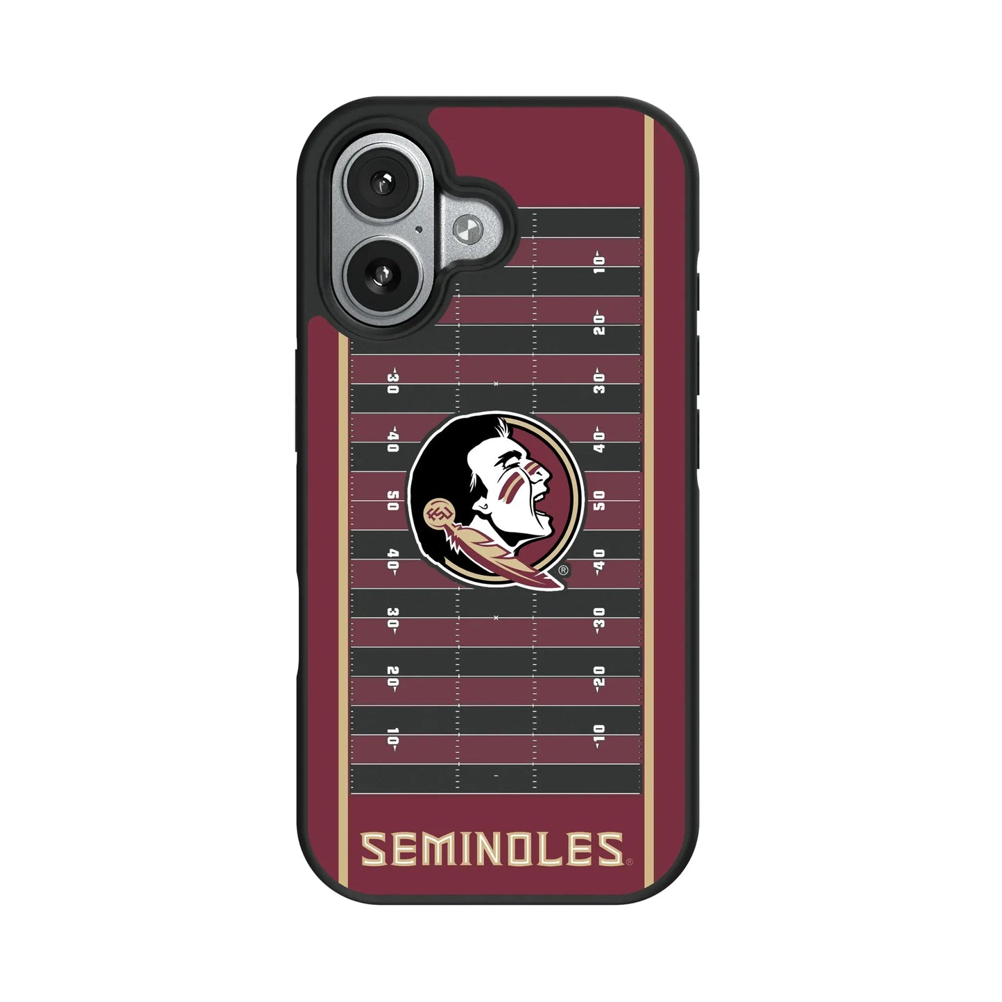 Florida State University Seminoles Field Bump Phone Case for Apple iPhone