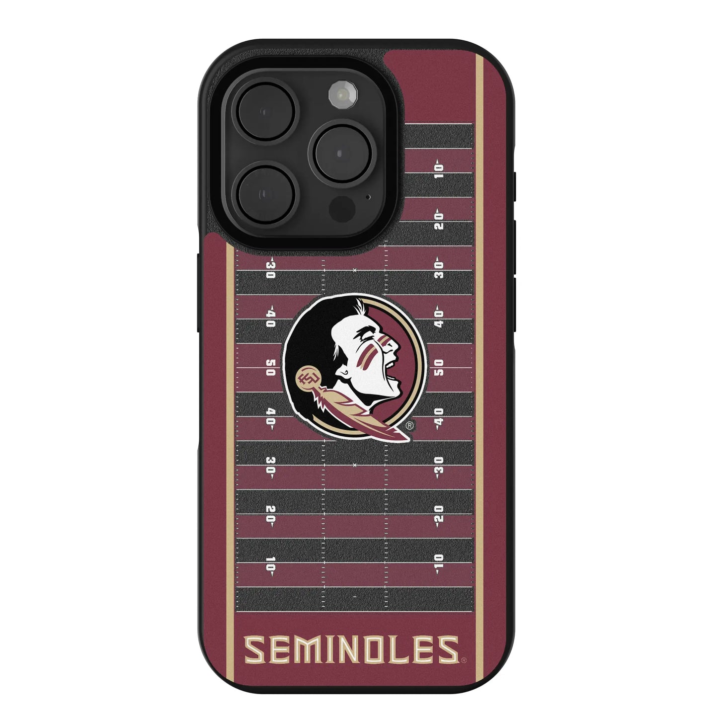 Florida State University Seminoles Field Bump Phone Case for Apple iPhone