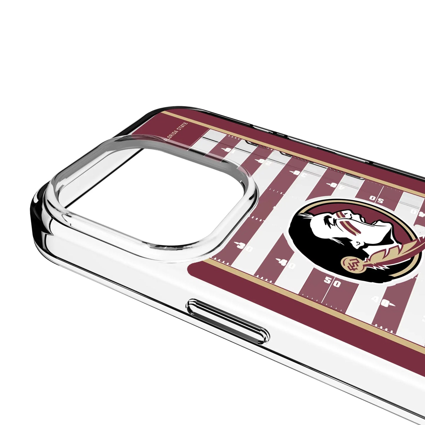 Florida State University Seminoles Field Clear Phone Case for Apple iPhone