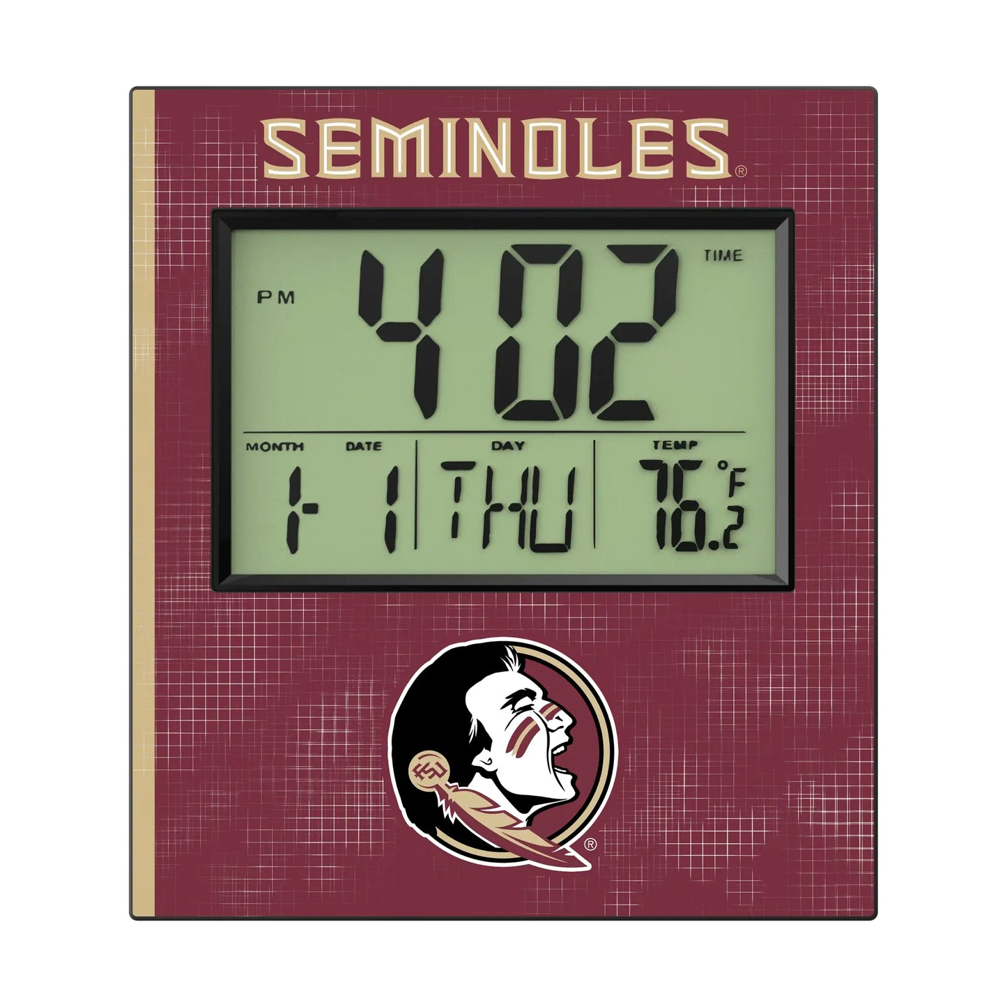 Florida State University Seminoles Hatch Wall Clock