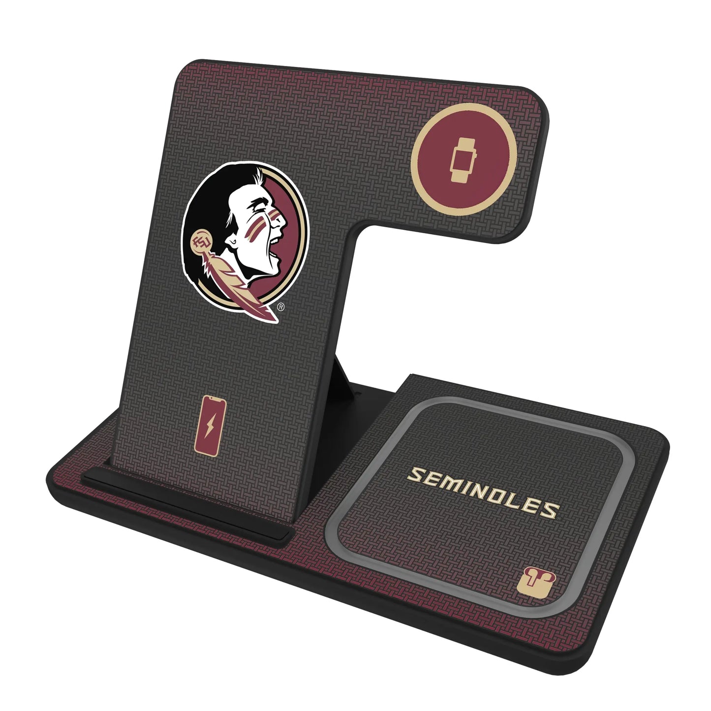 Florida State University Seminoles Linen 3 in 1 Charging Station