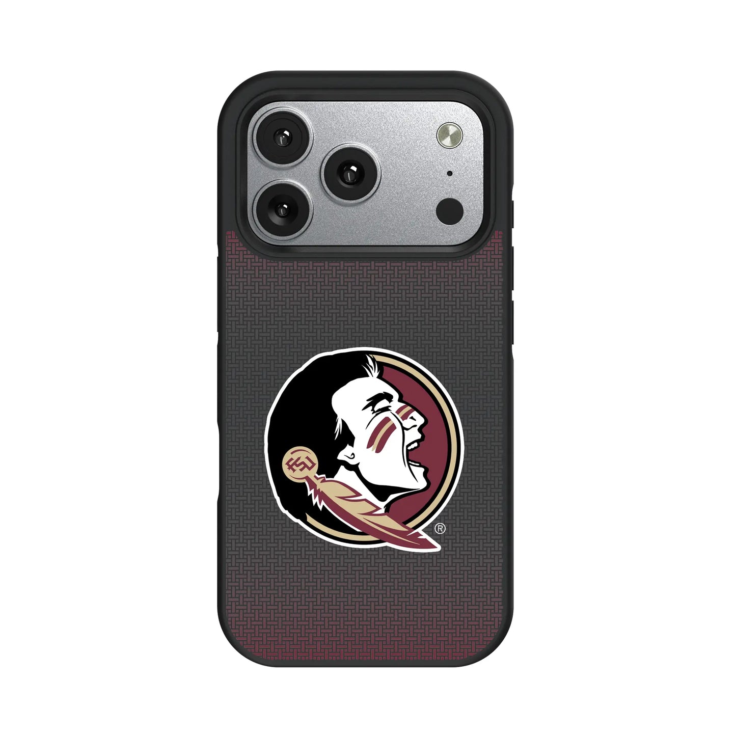 Florida State University Seminoles Linen Bump Phone Case for Apple iPhone