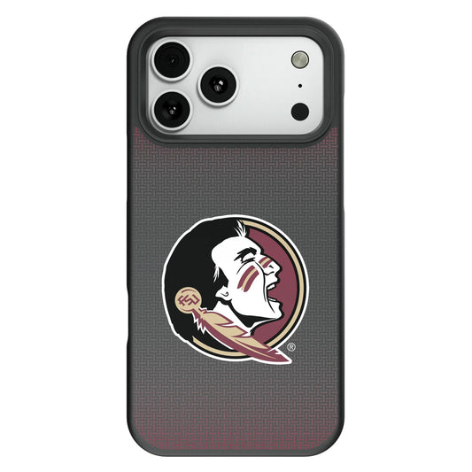 Florida State University Seminoles Linen Bump Phone Case for Apple iPhone