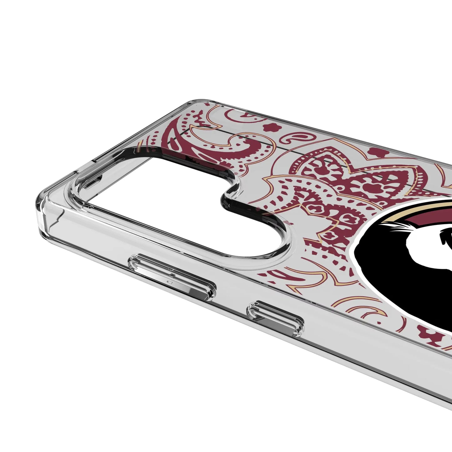 Florida State University Seminoles Paisley Clear Phone Case for Samsung Galaxy