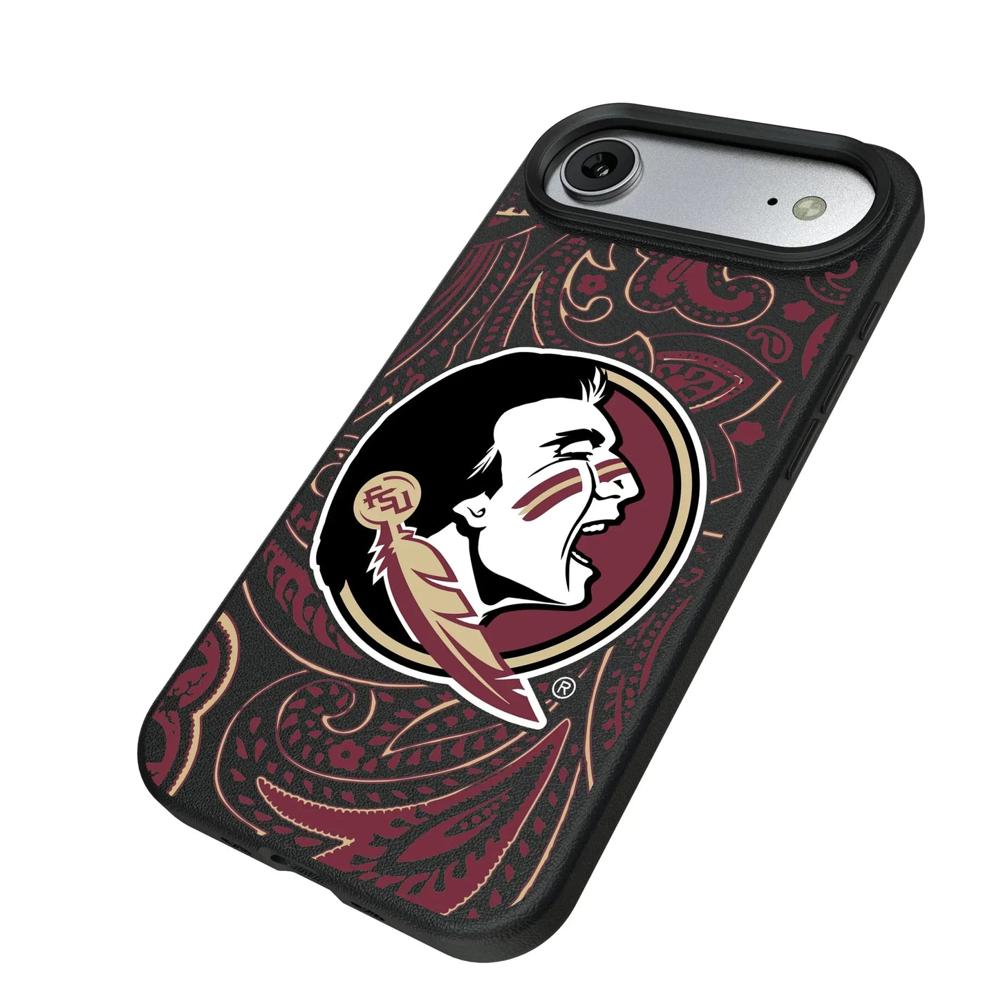 Florida State University Seminoles Paisley MagSafe Compatible Phone Case for Apple iPhone