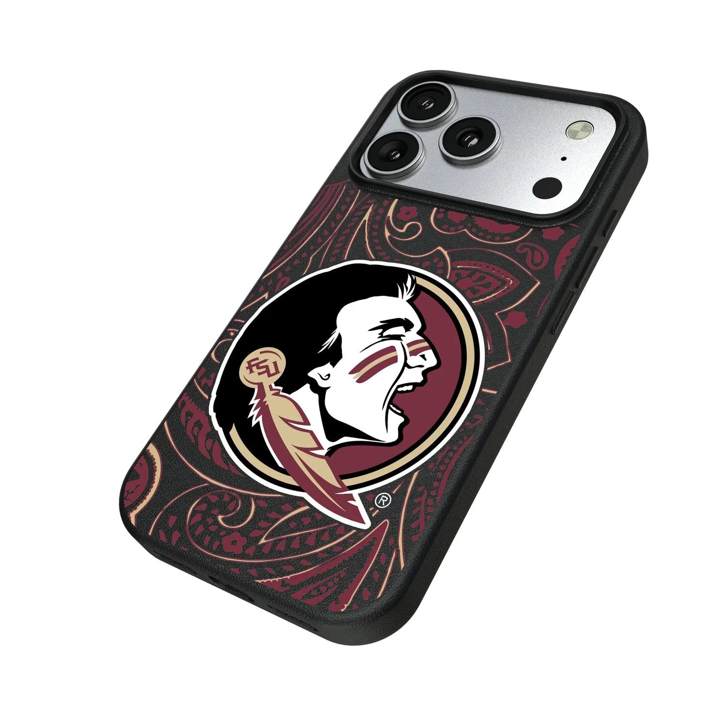 Florida State University Seminoles Paisley MagSafe Compatible Phone Case for Apple iPhone