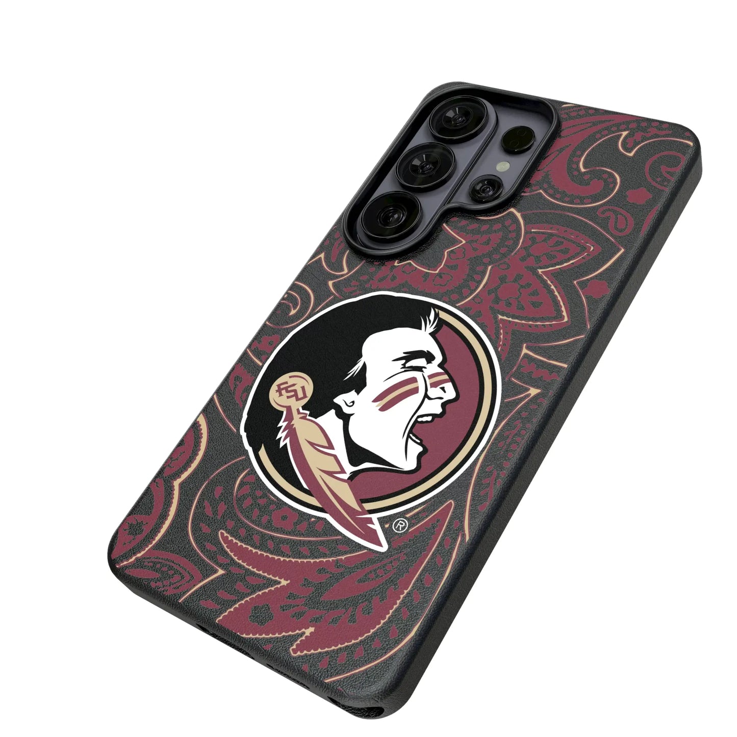 Florida State University Seminoles Paisley MagSafe Compatible Phone Case for Samsung Galaxy