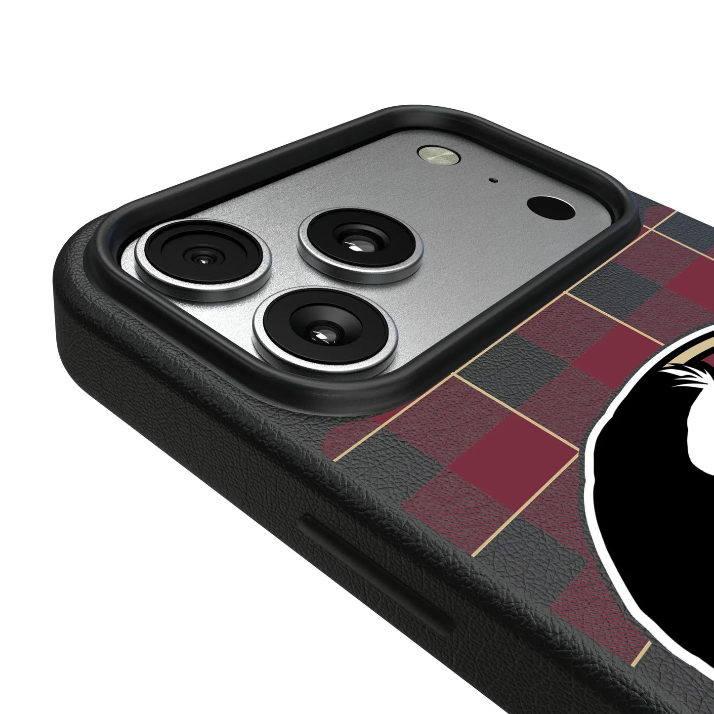 Florida State University Seminoles Plaid MagSafe Compatible Phone Case for Apple iPhone